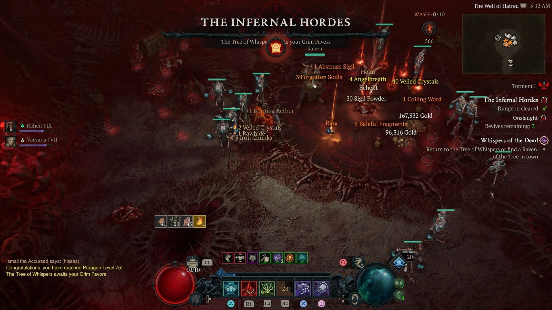 I'm also a fan of running Infernal Hordes, for the Materials chest at the end (Image via Blizzard Entertainment)